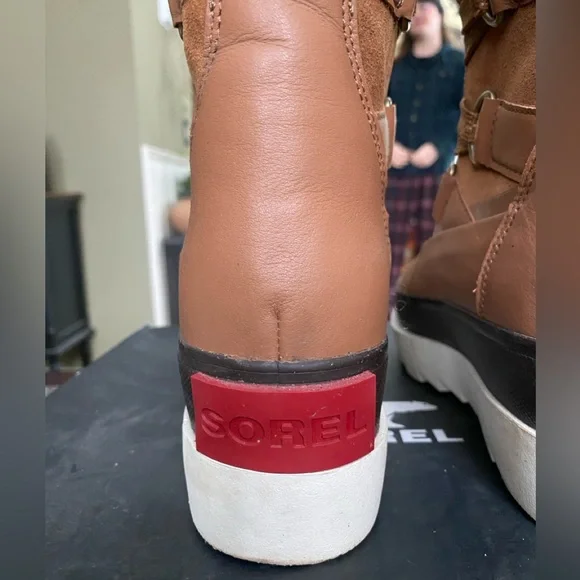 Women's Joan of Arctic Brown and white Winter Waterproof Boots - Picture 7 of 16